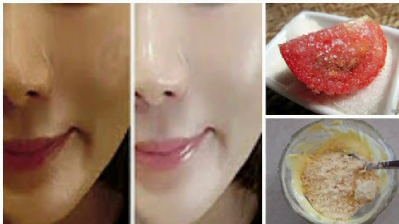 Skin Whitning with Tomato remove sun tan get glowing skin Urdu / Hindi