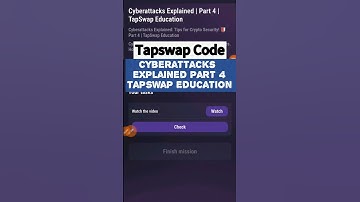 Cyberattacks Explained Part 4 Tapswap Education | Tapswap Code | #tapswapcode #crypto