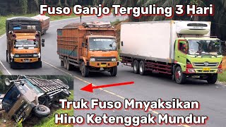 Truck Box Thermo King Ketenggak Mundur Fuso Ganjo Terguling 3Hari