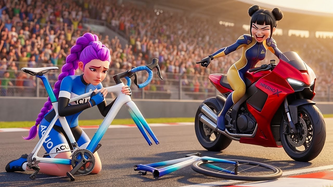 RUMI VS MIRA: Rumi Gets Broken MOTO Racing Championship | KPOP DEMON HUNTERS [Official Music Video]