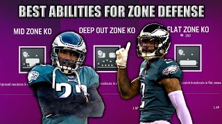 BEST ABILITIES TO RUN FOR A ZONE DEFENSE | MADDEN 23