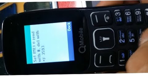 QMobile 106 Pro IMEI Change Code