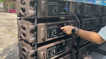 LA-25 double 5 inch line array, dj sound, church crusade, pro audio system