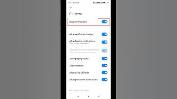 How to enable camera notifications in poco, redmi  #shorts