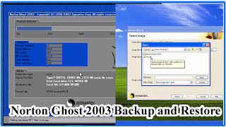 How to Create OR Restore  Norton Ghost Image of Windows XP || Norton Ghost 2003 Backup and Restore