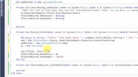 Creating Simple Database Application using VB.NET and SQL Server Part - 3
