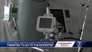 Local nurses join fight against COVID-19 in New York