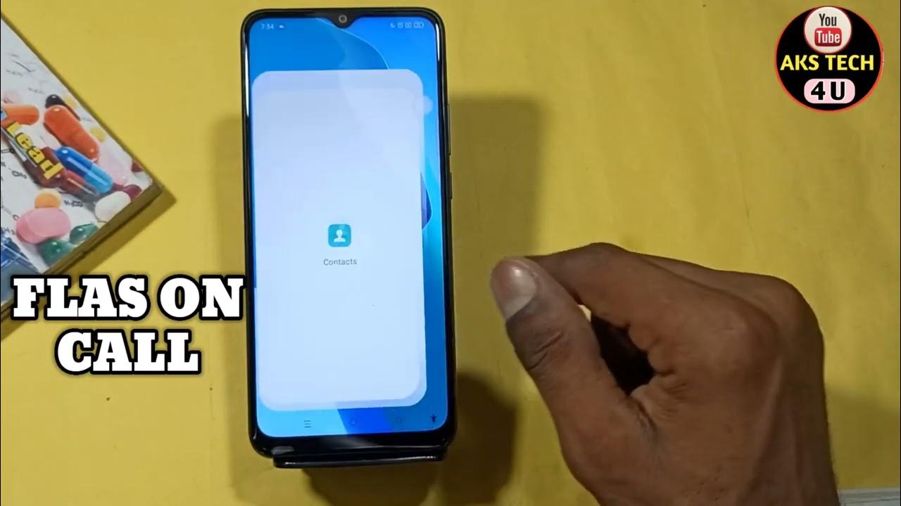 how-to-flash-on-call-in-oppo-a17k-oppo-a17k-flash-on-call-feature-on