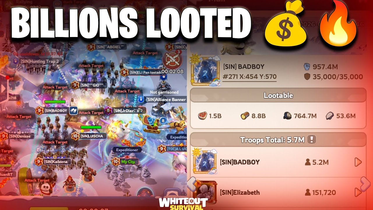 City After City ZEROED – 260 Rampage 🔥| Whiteout Survival