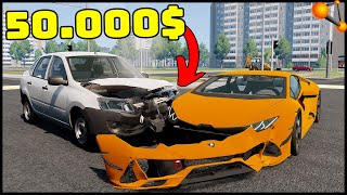 ОЦЕНКА ДТП МАЖОРОВ! Дорогие АВАРИИ! - BeamNg Drive