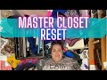 Master Closet Organization Reset