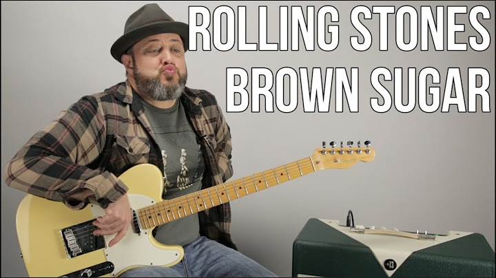Brown Sugar Guitar version - Guitar performance video thumbnail
