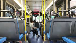 CTA On Board Riding 2006 New Flyer D40LF Bus 1147 on Route 28 Stony Island from 103rd Garage to 67th