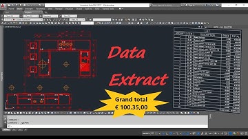 #12 AutoCAD Basics: Data Extract Part 1