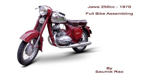 Jawa 250cc - 1970 / Full Bike Restoration - Part 2 | Front Handle N Wiring