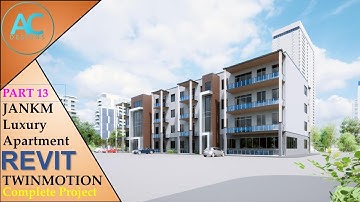 JANKM Luxury Apartment | Part 13 | Complete Step By Step Project | Revit and Twinmotion Tutorial