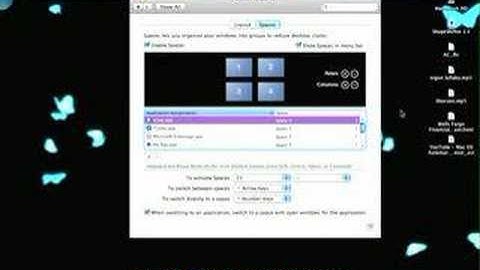 Mac leopard osX: tips on spaces and zoom function
