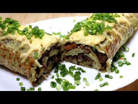 Video: How To Make A Potato Roll With Mushrooms