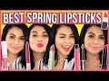 Top 10 DRUGSTORE Lipsticks for Spring 2020 🌸 (LIP SWATCHES)