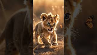 The Small Lion Cub 🥺