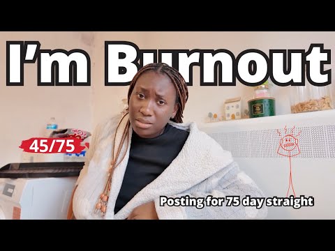 Burnout is Real | Rib Pain Stopped My Vlog Plans | Day 45/75 #75hardchallenge