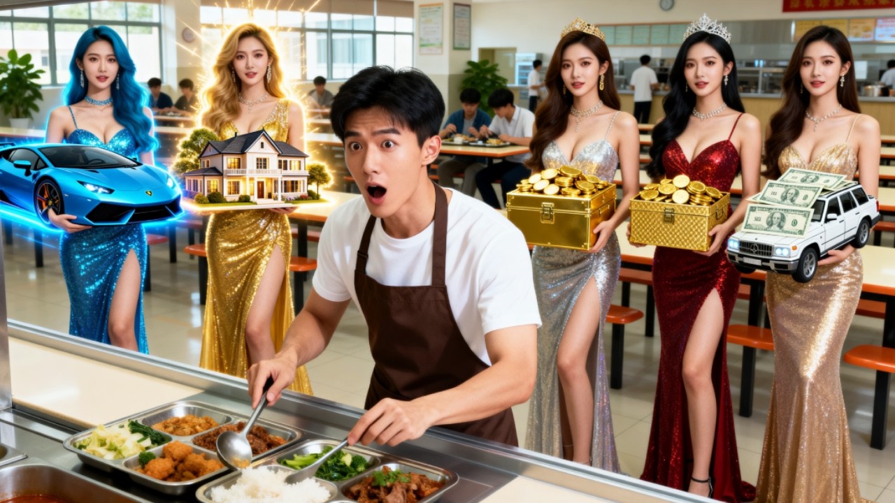 Un camarero fue insultado por un rico,sin saber que tiene 5 hermanas CEO.Llegaron en coches de lujo!