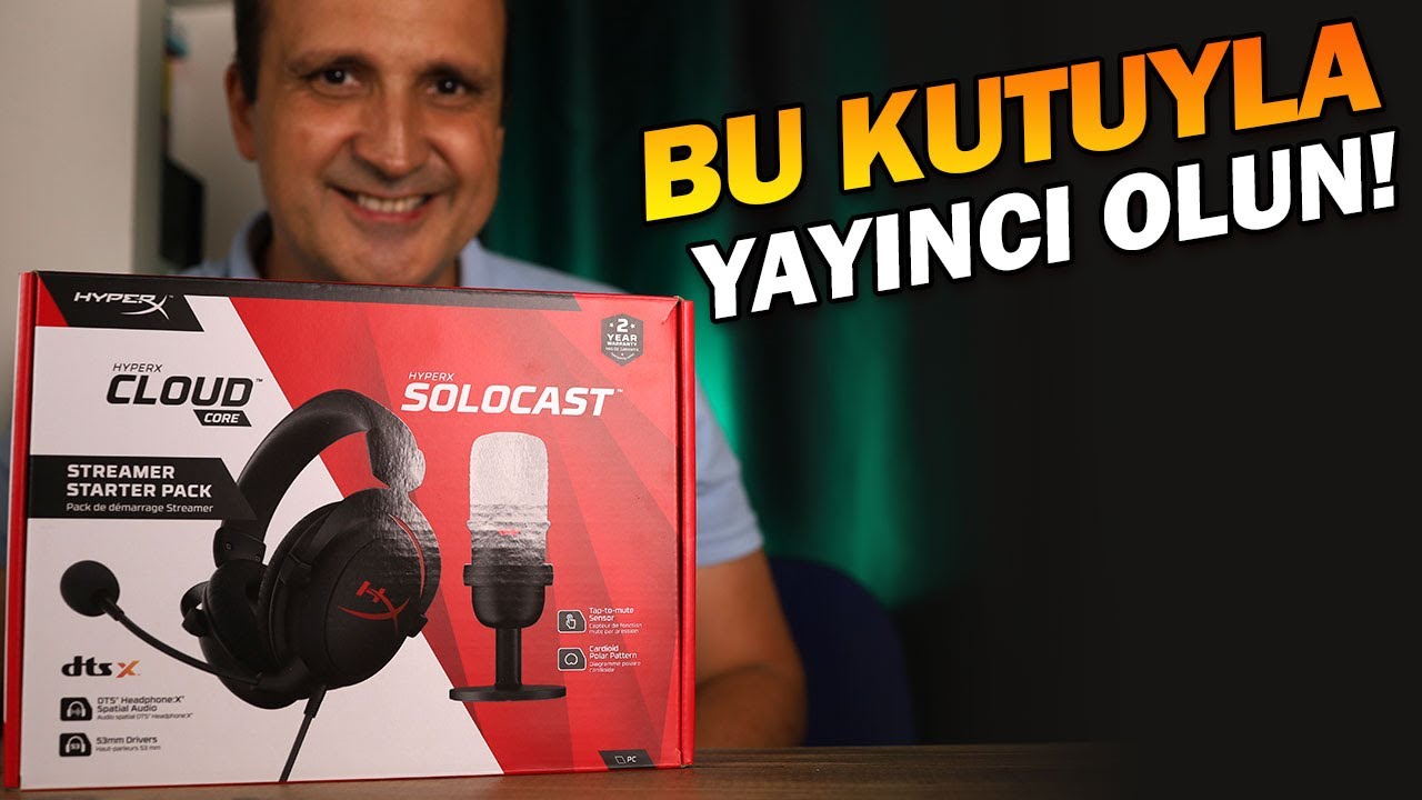 HyperX Streamer Starter Pack: Yayıncılığa başlayanlara özel set