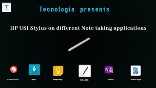 Part -1 | Performance of HP USI Stylus on different Note taking applications | In Hindi screenshot 5