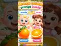 🍊 Orange Song for Kids | Fun Learning with Fruits! #cocomelonstyle #nurseryrhymes