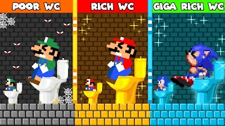 Mario, Luigi and Sonic Challenge Poor Vs Rich Vs Giga Rich Family!