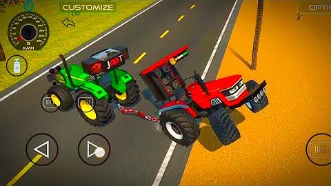 🇮🇳INDIAN  tractor stunt 😲♥️ || Indian tractor game simulator || 🔥🔥