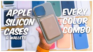 EVERY iPhone 15 Silicon Case &amp; MagSafe Wallet