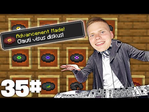 KAIP GAUTI VISUS DISKUS?💿| Minecraft Advancements iššūkis 35#