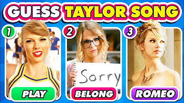 Guess The Taylor Swift Songs Just 1 WORD | 99% SWIFITES FAIL