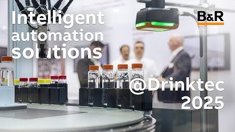 Future-proof beverage production | B&R at drinktec 2025