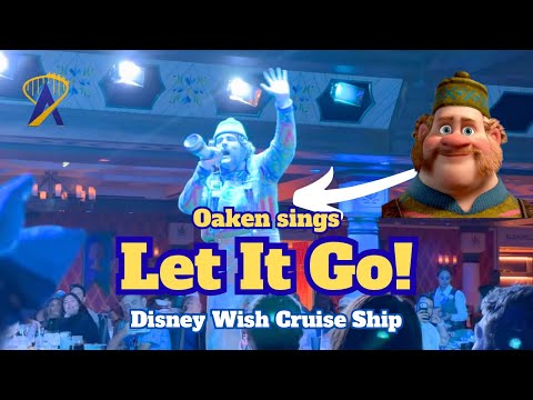 🎤 Oaken BELTS Let It Go on the Disney Wish - Must See!
