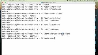 Introduction to Shell Variables | How to create and access variables in the Terminal