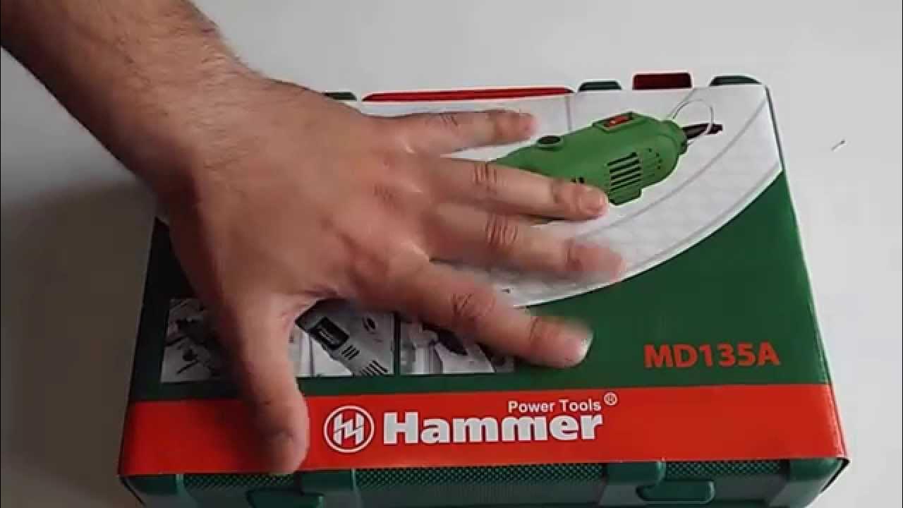 Обзор мини-дрели Hammer MD135A - YouTube