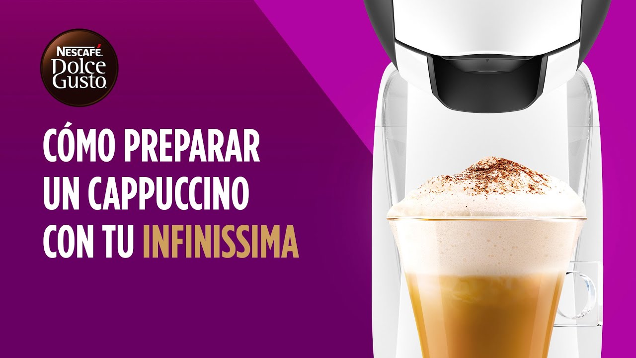 Cómo preparar un café Cappuccino con tu cafetera manual Infinissima | Nescafé Dolce Gusto