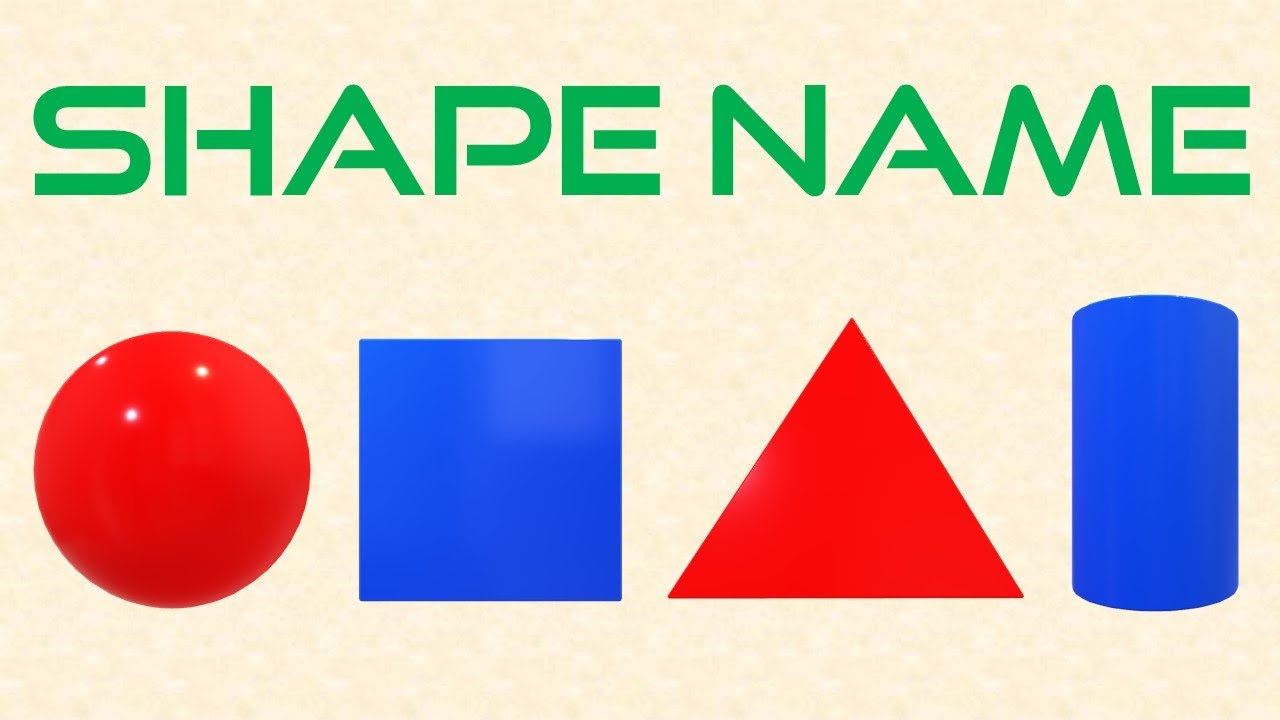 Shapes Name | 2D Shapes | Learn Different Shapes for kids