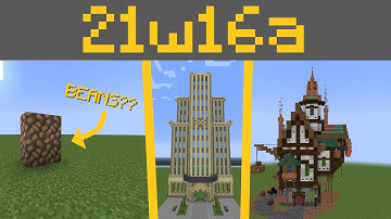 Minecraft 1.17 build tricks & ideas (snapshot 21w16a)
