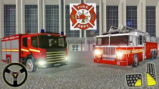 Firefighting Game With Fire Truck - City Rescue Trucks Parking | Android Gameplay screenshot 2