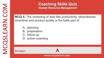 Coaching Skills Quiz | Coaching Skills Question Answer PDF | HRM Class 12-9 Ch 2 Quiz | HRM App Book