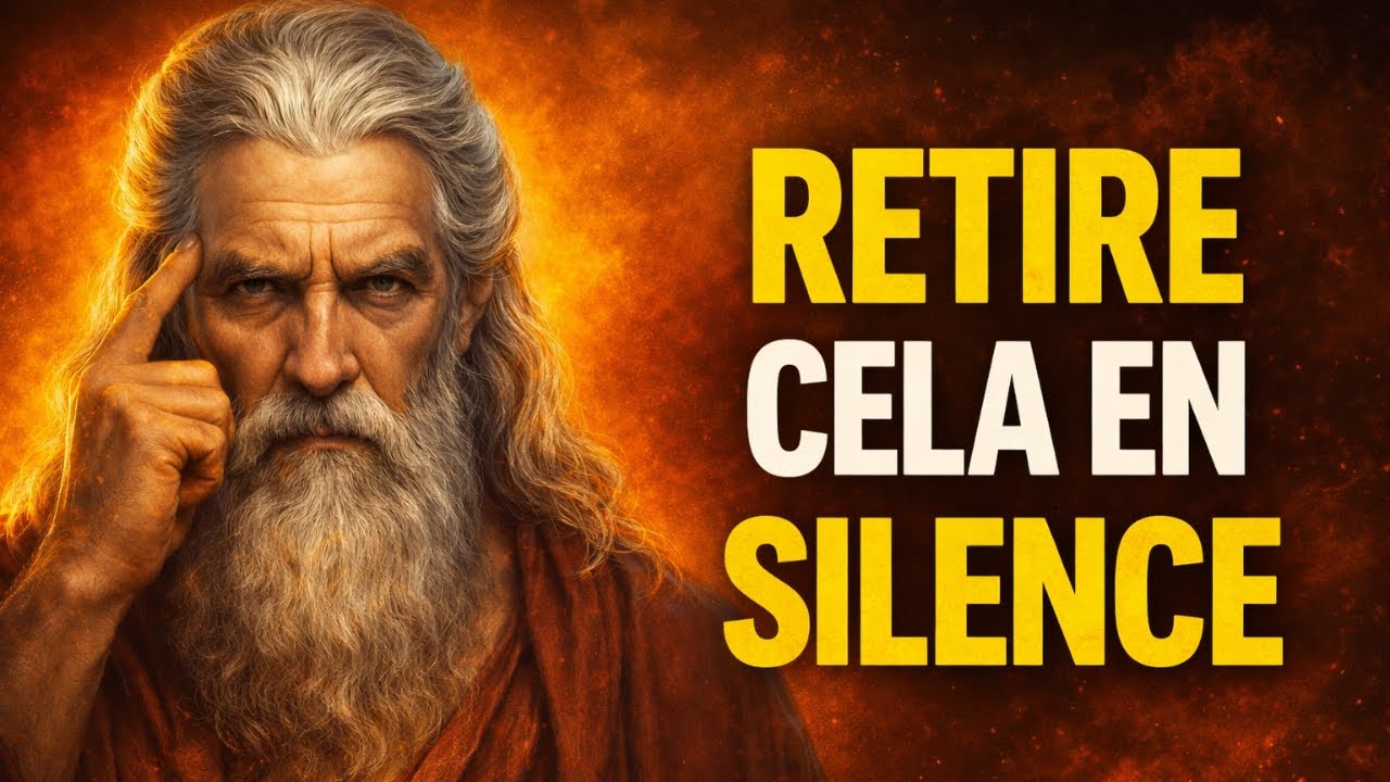 LES CHOSES QUE TU DOIS ABSOLUMENT RETIRER DE TA VIE EN SILENCE | STOÏCISME