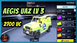 AEGIS UAZ Crate Opening | Level 3 in 2700 UC #crateopening #pubgmobile #bgmi
