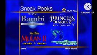 Sneak Peeks Menu From Frankenweenie 20Th Anniversary Edition 2004 Dvd What If?