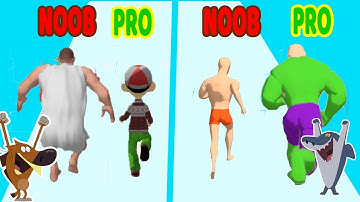 Perfect Level #91 NOOB VS PRO VS HACKER in Evolution Run, Mashup Hero-  android ios Zig vs Sharko
