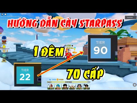 Hướng Dẫn Cày Starpass Siêu Tốc 1 Đên 70 Cấp Đơn Giản | ALL STAR TOWER DEFENSE