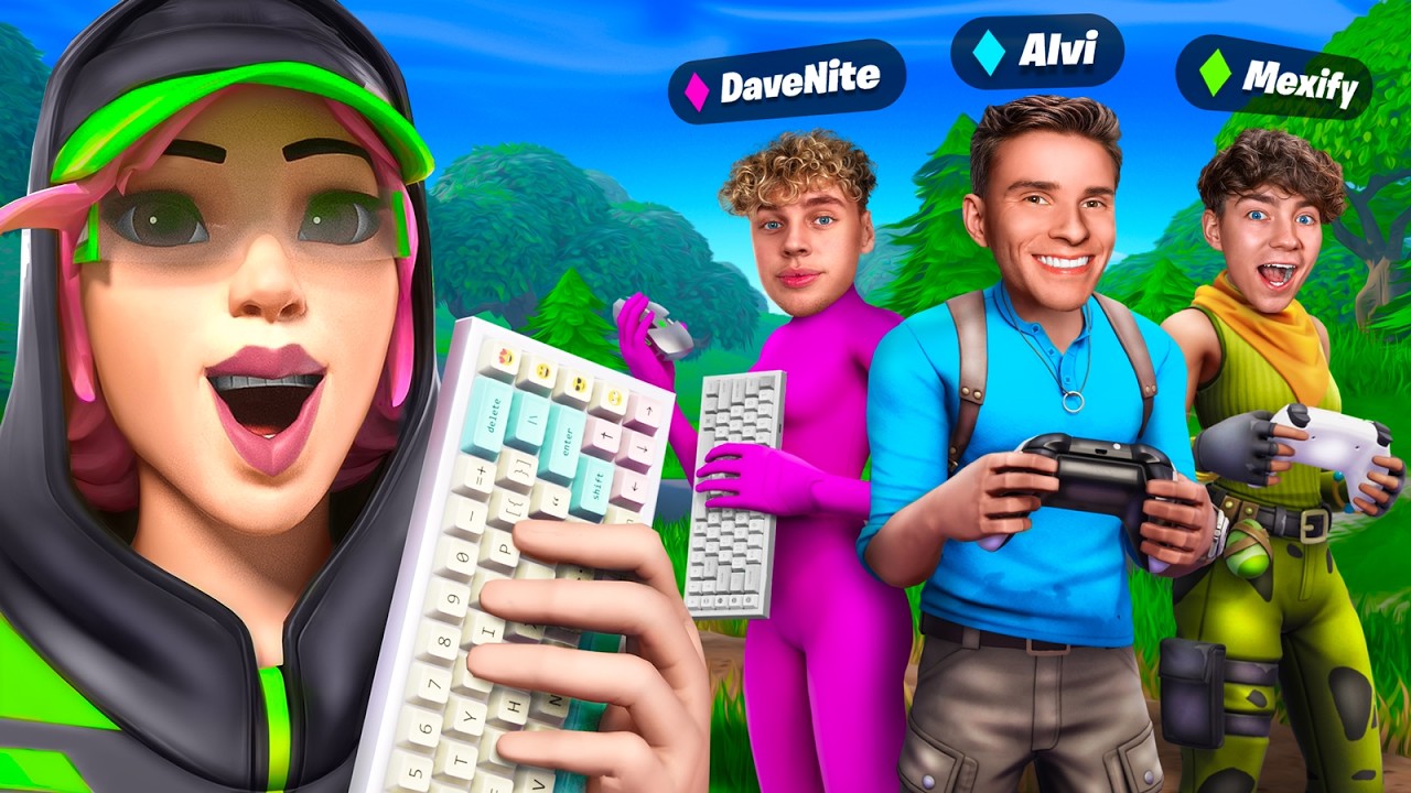 DAS 2 VS 2 INPUT SWITCH BATTLE in FORTNITE!