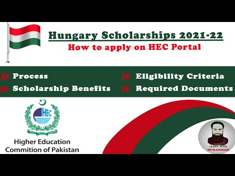 How to apply on hec portal for Hungary Scholarship